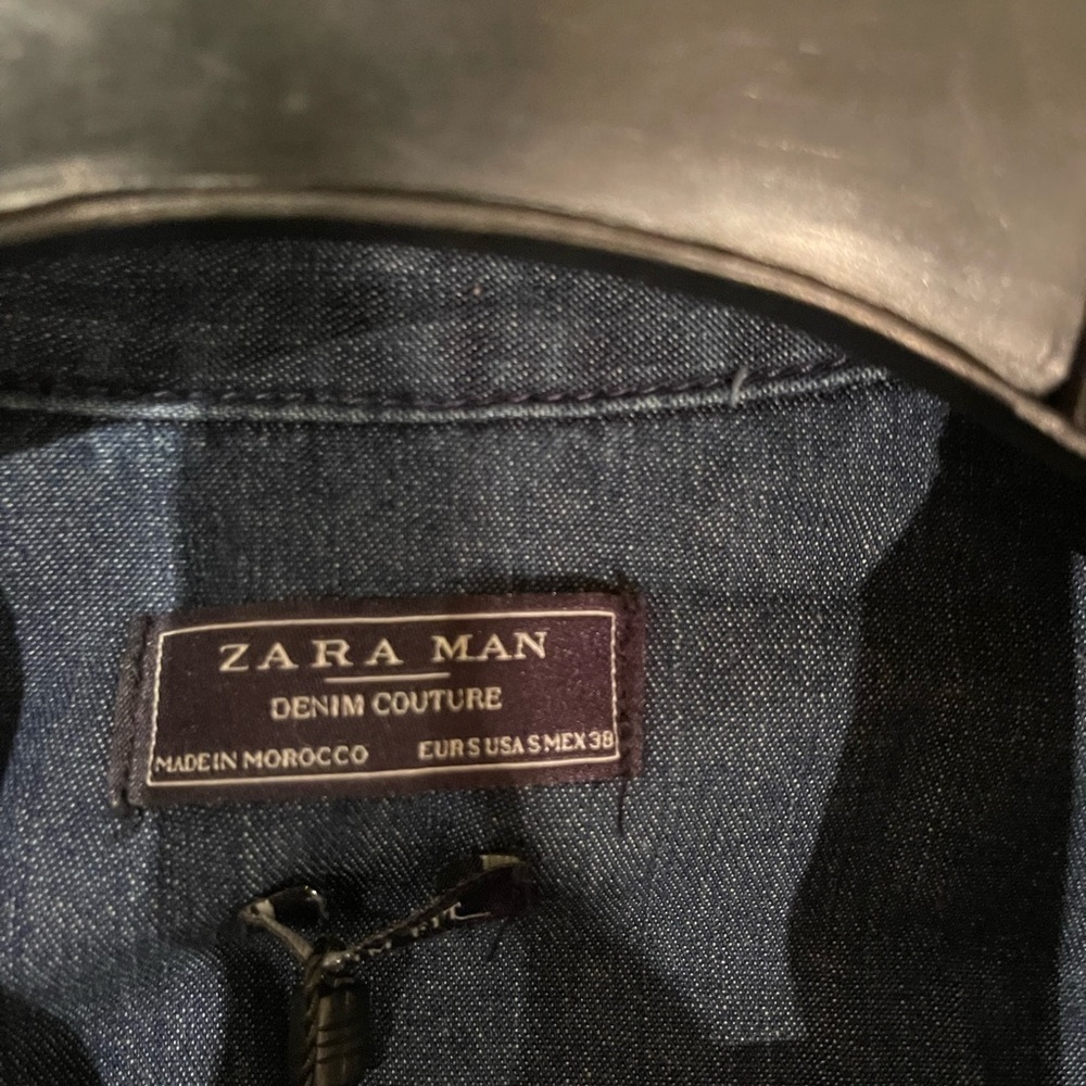 zara jeans dress shirt nwt​​​​​​ - Picture 7 of 9